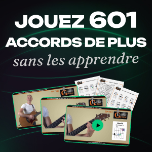 Jouez 601 accords de plus sans les apprendre